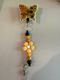 Permanent Beaded Badge Reel “Phil 4:13”