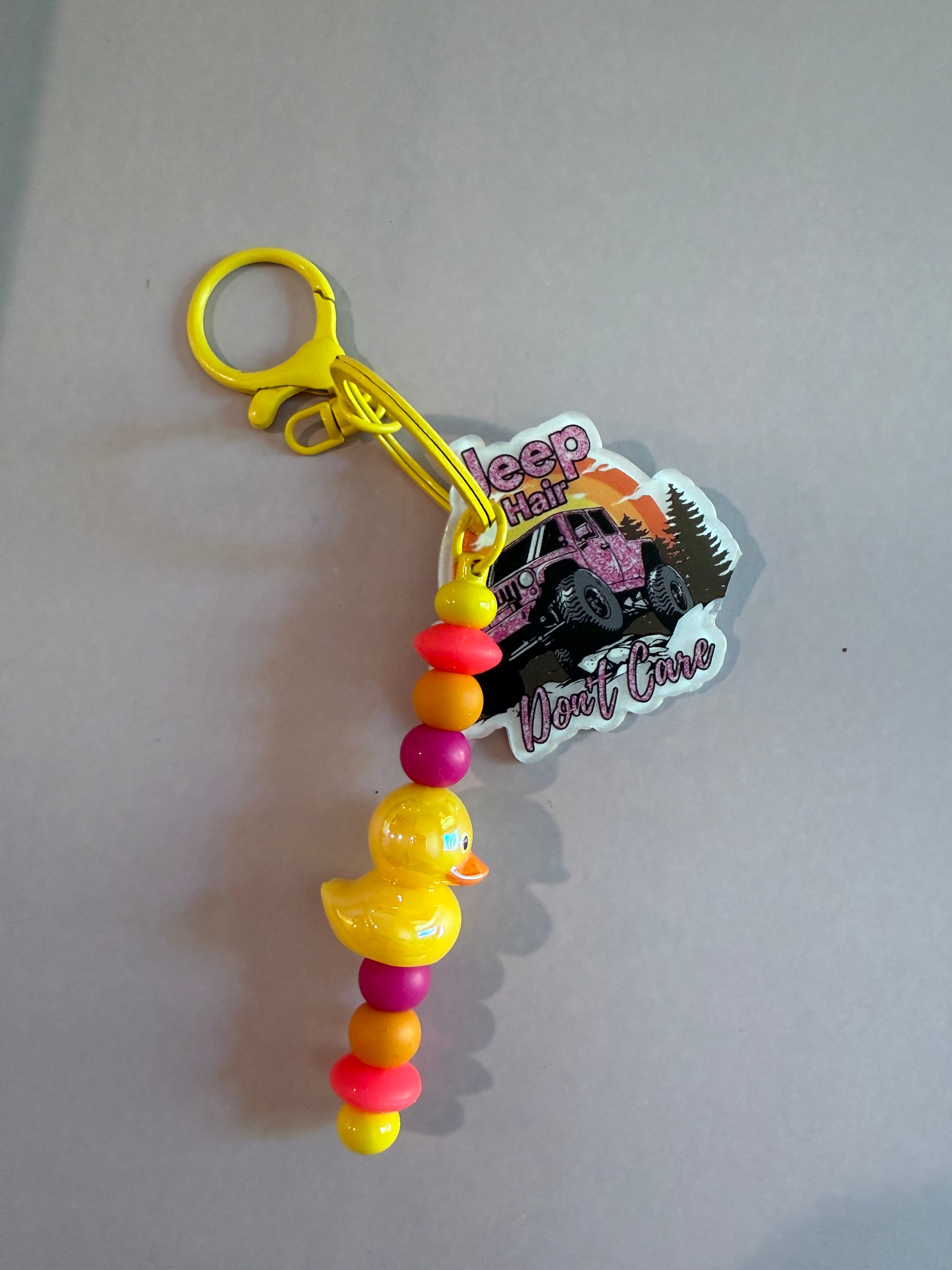 Keychain “Jeep hair don’t care”