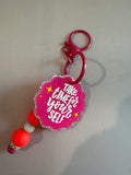 Keychain “take time for yourself”