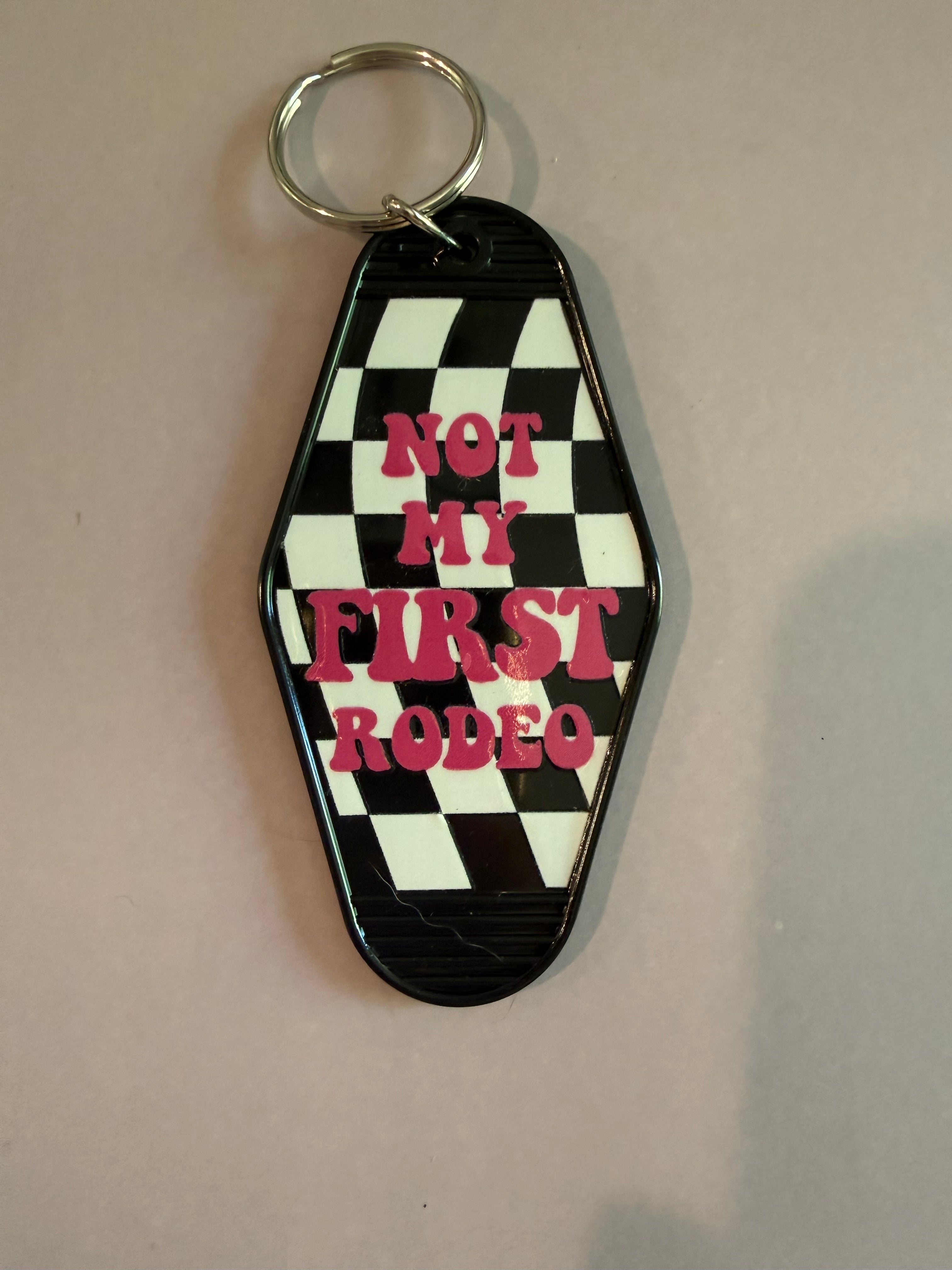 Keychain “not my first rodeo”