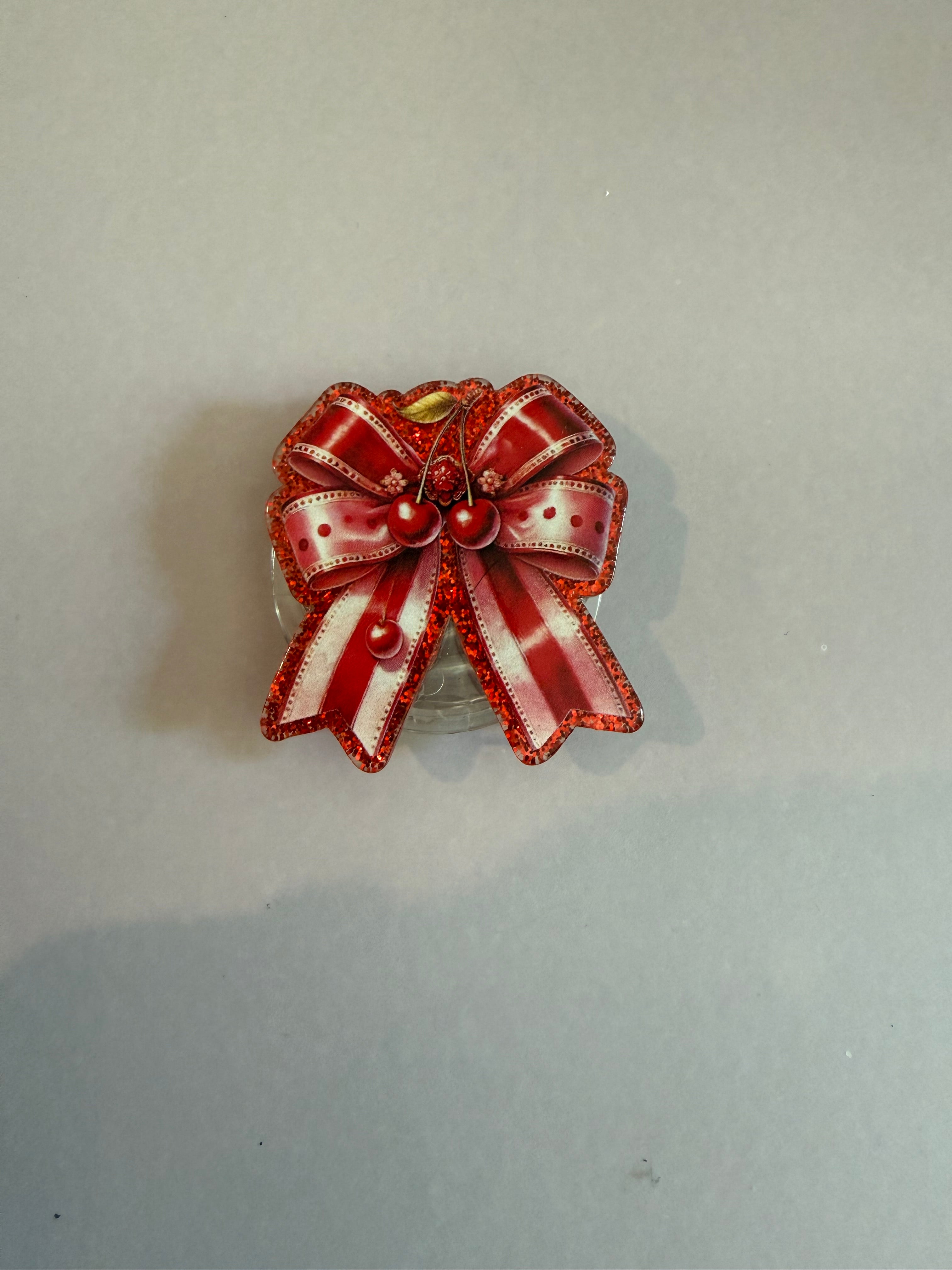Regular Popsocket “Cherry Bow”