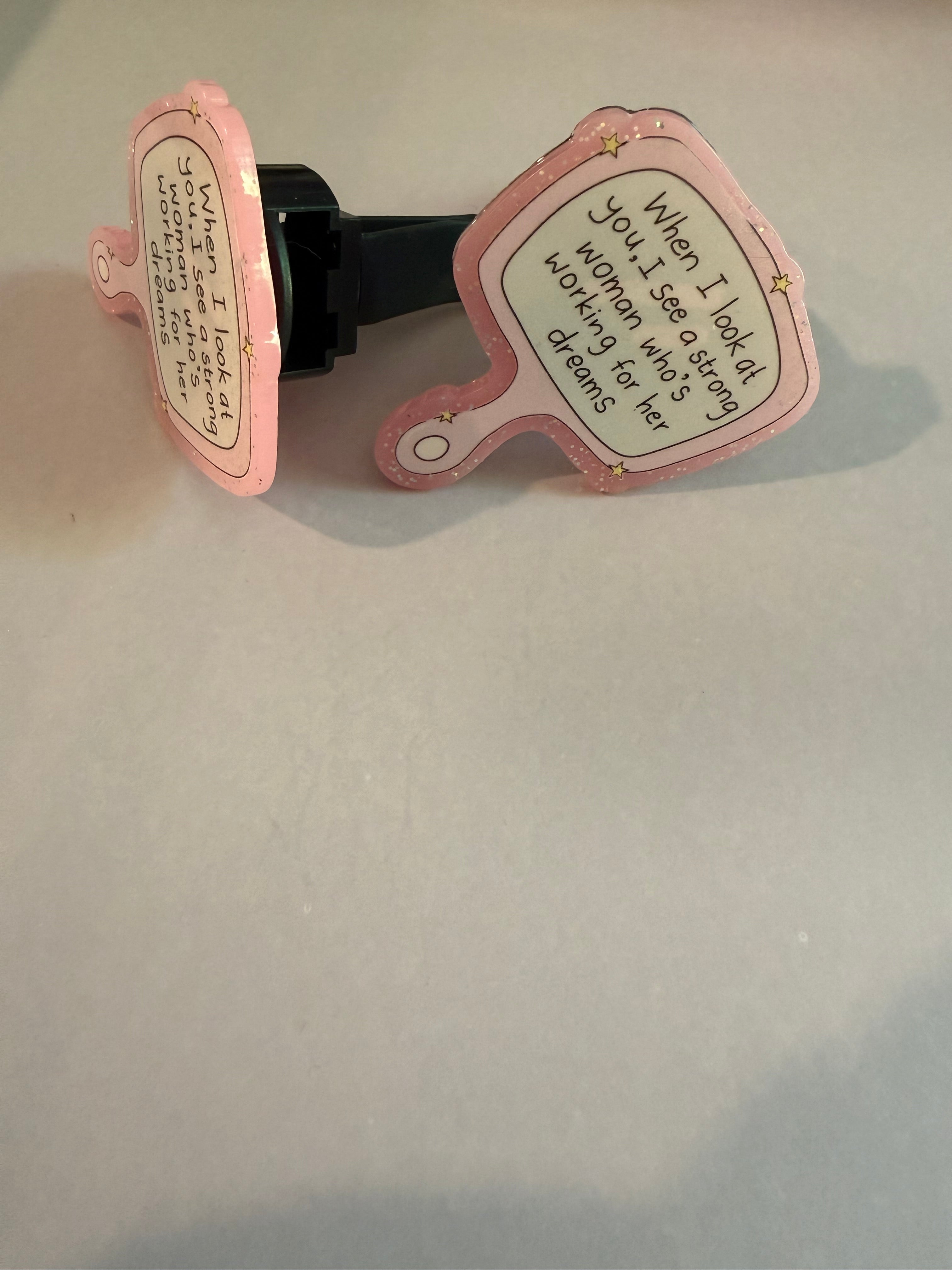 Vent Clips “when I look at you”