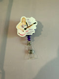 Interchangeable Non-Beaded Badge Reel “Taylor inspired”