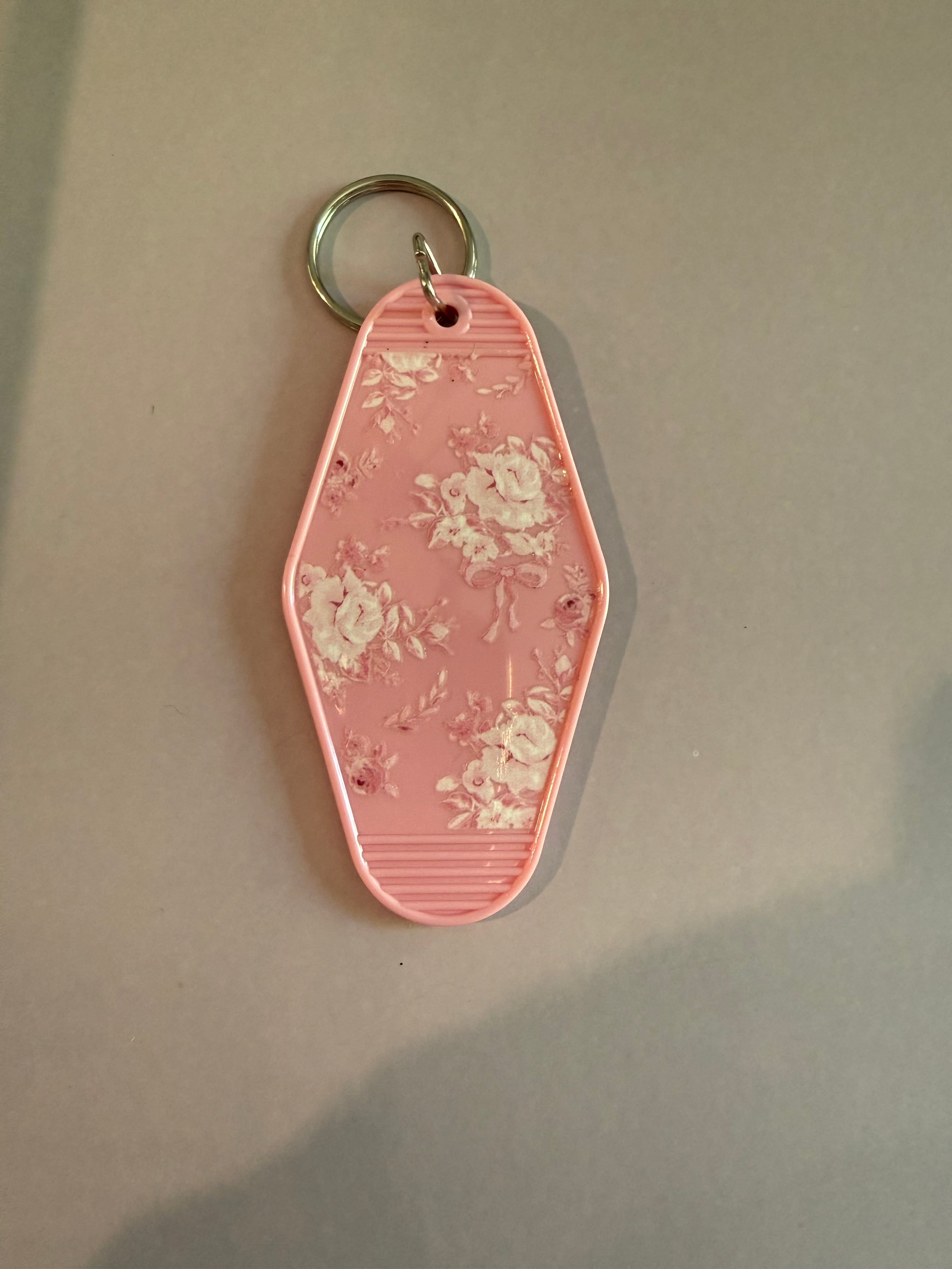 Keychains “pink flowers”