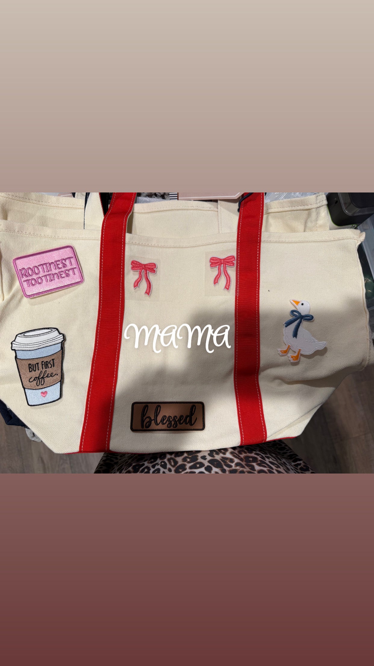 Large Custom Canvas Bag