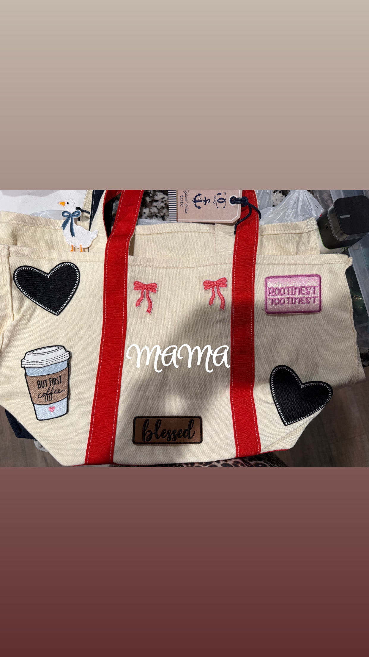 Large Custom Canvas Bag