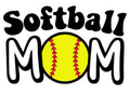 Decal, softball mama