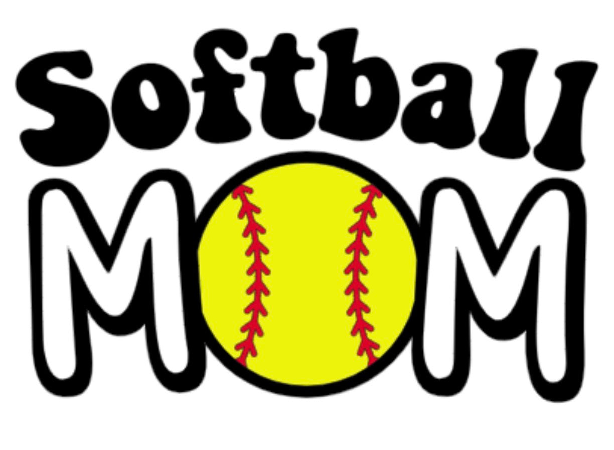 Decal, softball mama