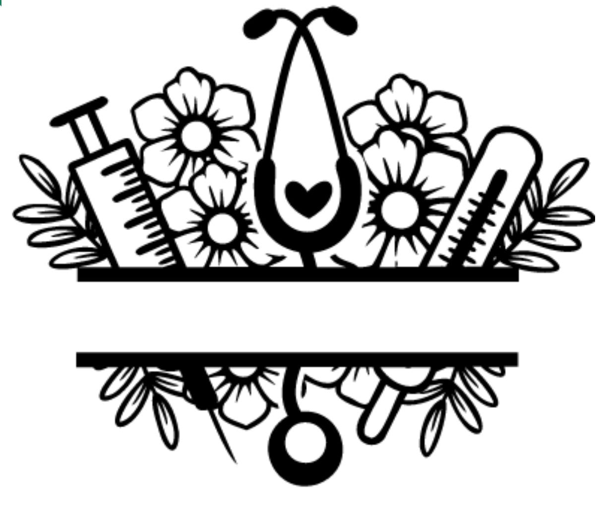 Decal, nurse themed