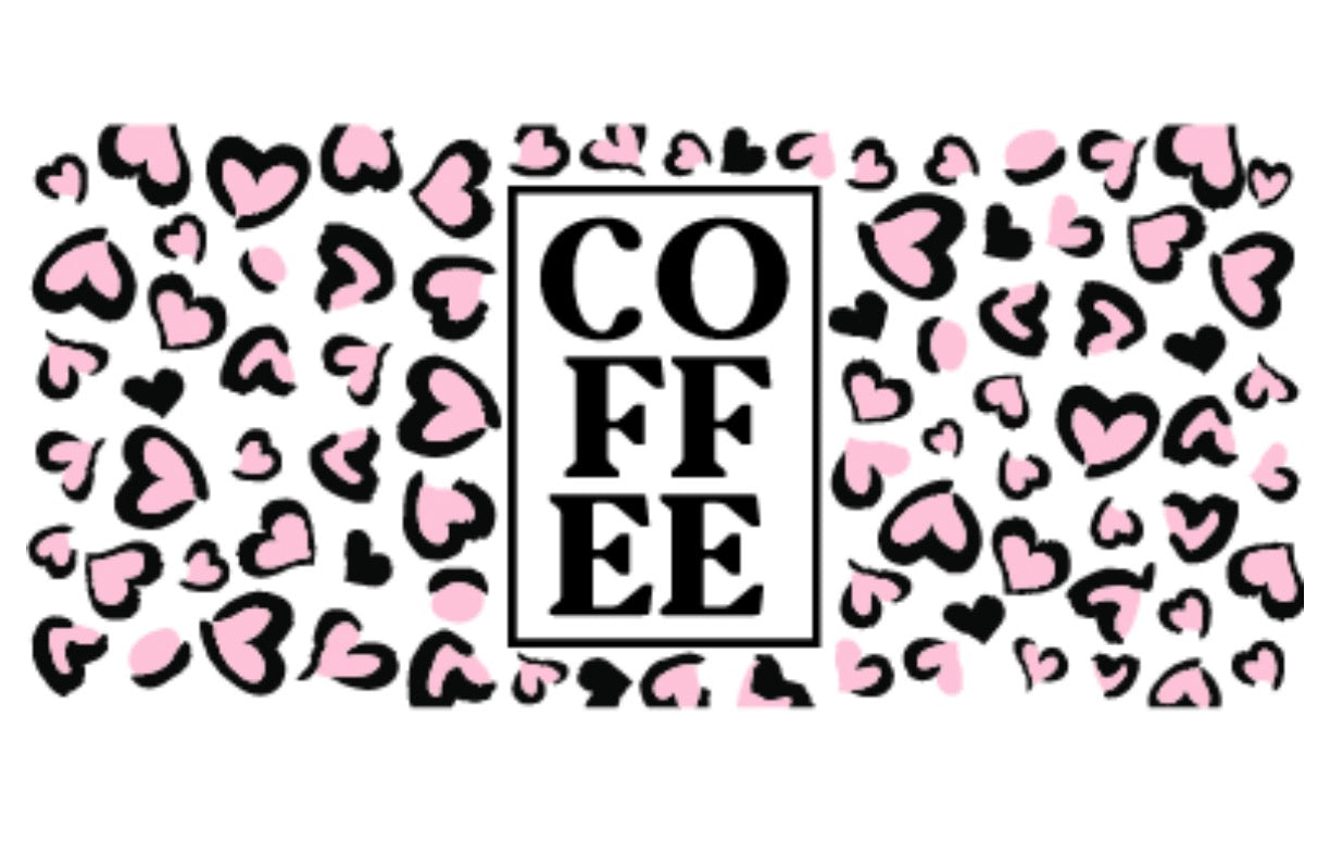 Glass/Plastic Coffee Cup Wrap “Coffee”